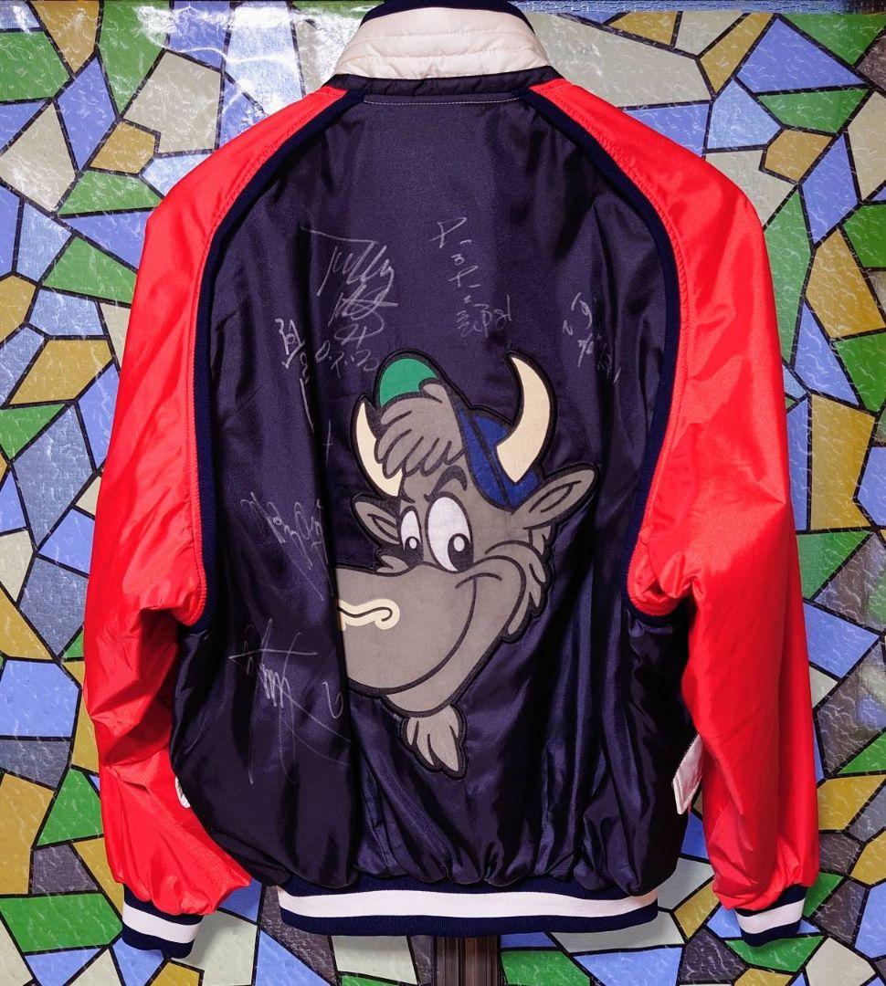 大阪近鉄バファローズ　グランドコート　ジャンパー　サイン入り