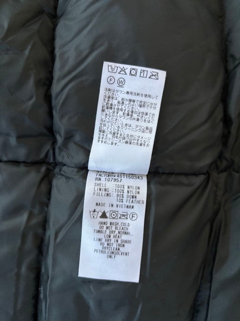 モンベル ⭐︎ハスキーコート⭐︎ダウン Lサイズ ⭐︎ブラック