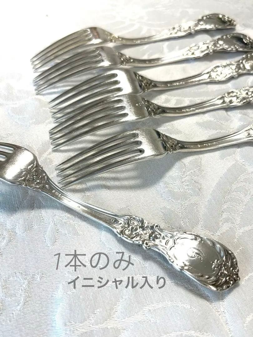 純銀 米国 Reed & Barton スターリングシルバー フォーク 6本希少