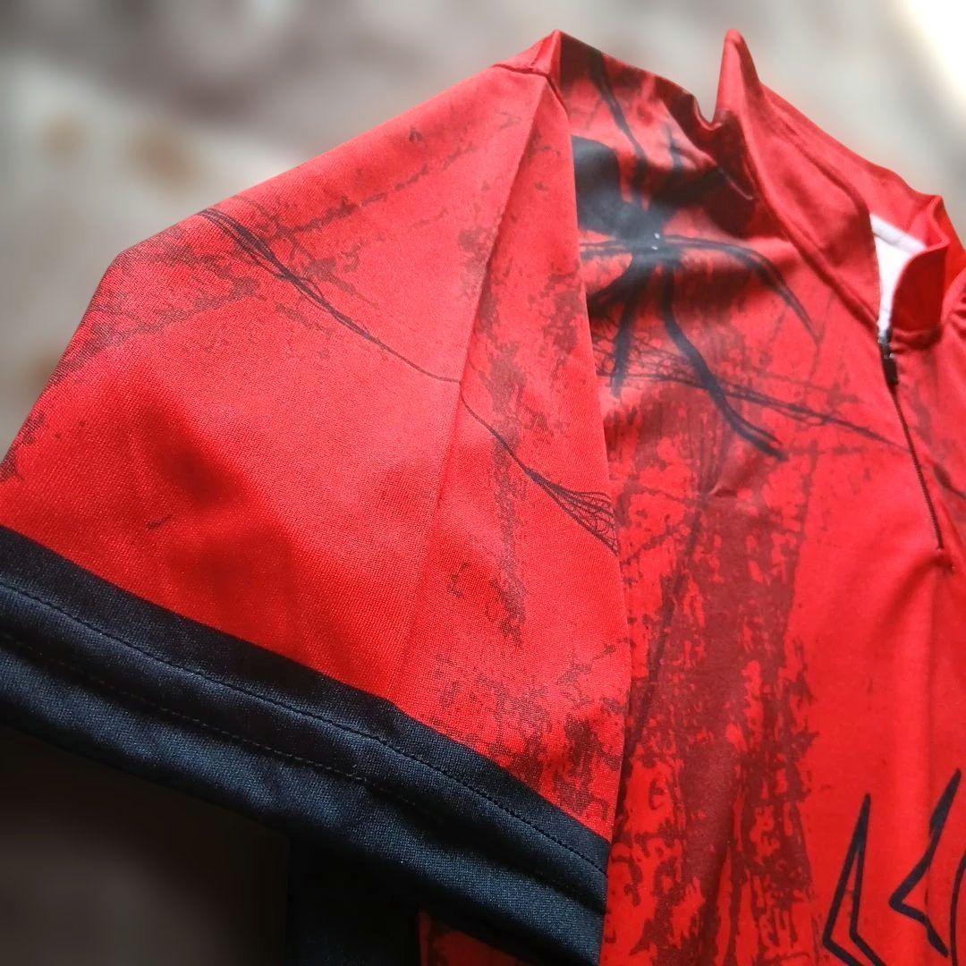 【大人気】ボウリングウェア　【XL】　ブラックウィドー　ハンマー　レッド　大きめ