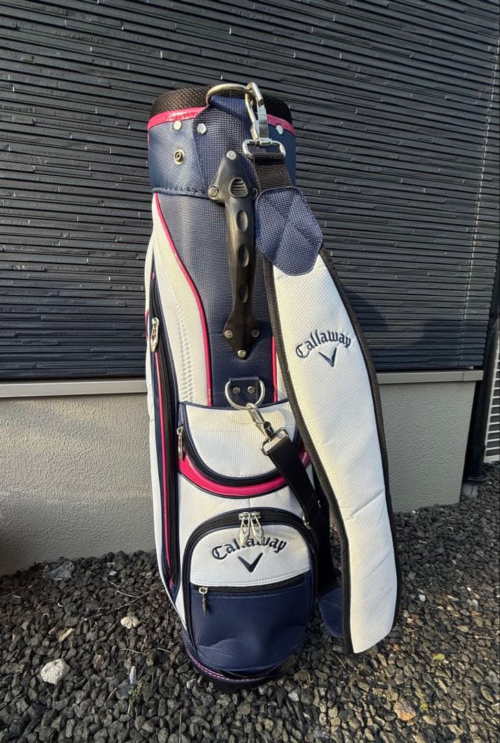 Callaway キャディバッグ 白/ピンク/ネイビー