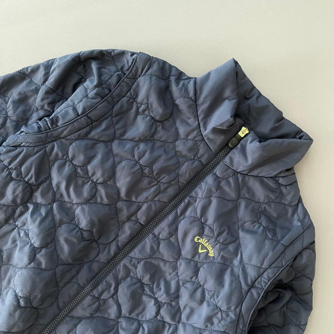 Callaway キャロウェイ　ダウンジャケット　キルティング　中綿　ゴルフ　紺