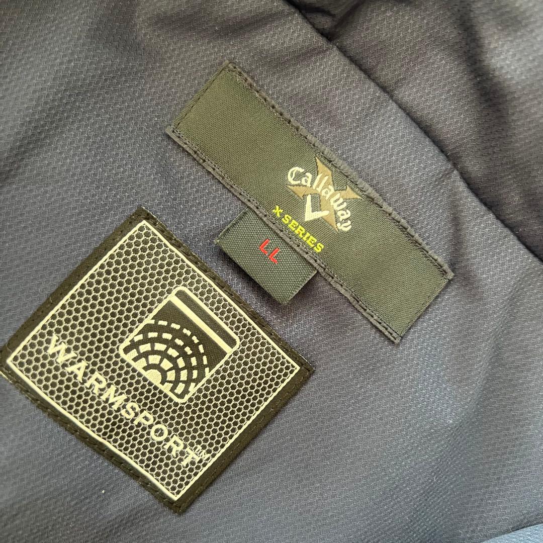 Callaway キャロウェイ　ダウンジャケット　キルティング　中綿　ゴルフ　紺