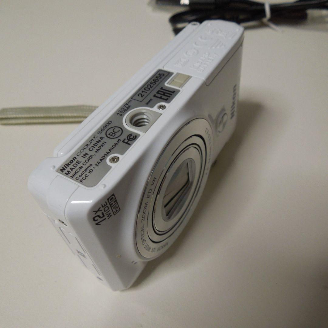 Nikon COOLPIX S6900 中古 ホワイト 充電器ほか