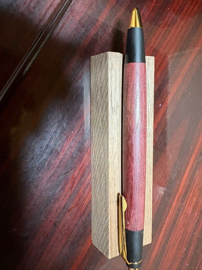 野原工芸シャープペンパープルハート