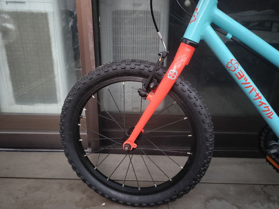 ヨツバサイクル　18インチ　ラムネブルー(送料込 ※北海道、沖縄は追加料金)