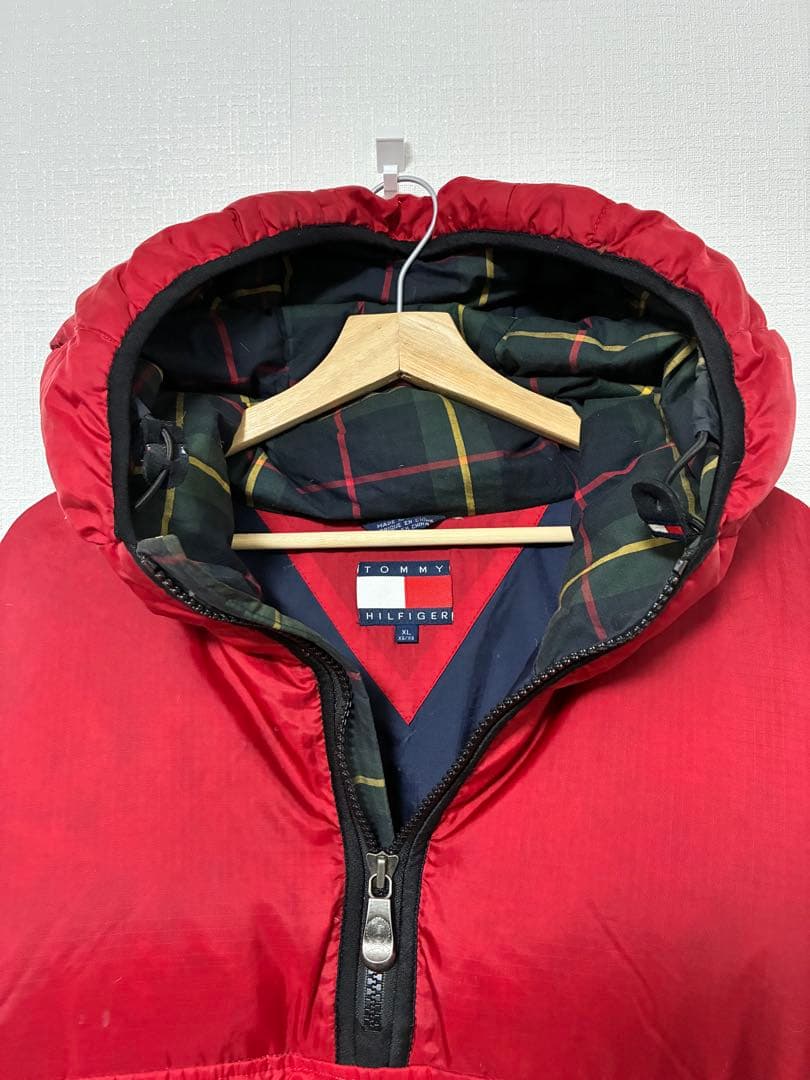 90s   ダウンジャケット　ハーフジップ