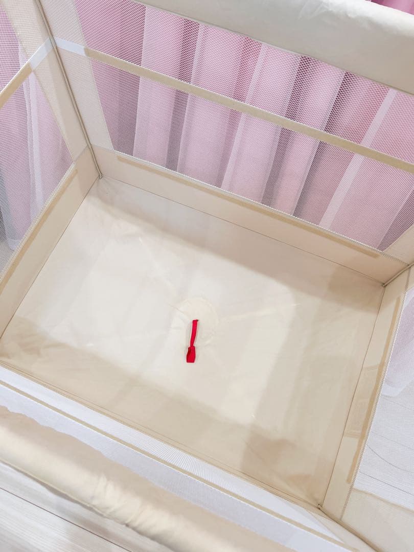 2025年購入✨️美品アップリカ ココネルエアーAB ベビーベッド ホワイトグレー
