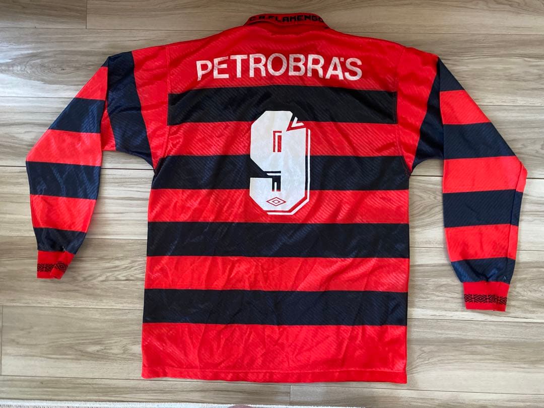 フラメンゴFC Umbro CRF 長袖シャツ 9番 PETROBRAS