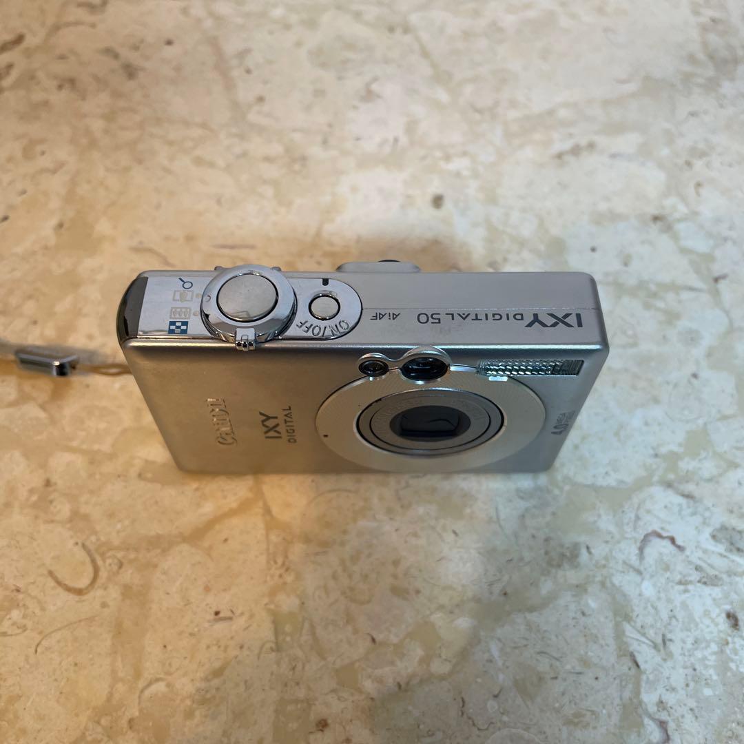 【美品・動作確認済】Canon IXY DIGITAL 50 シルバー コンデジ