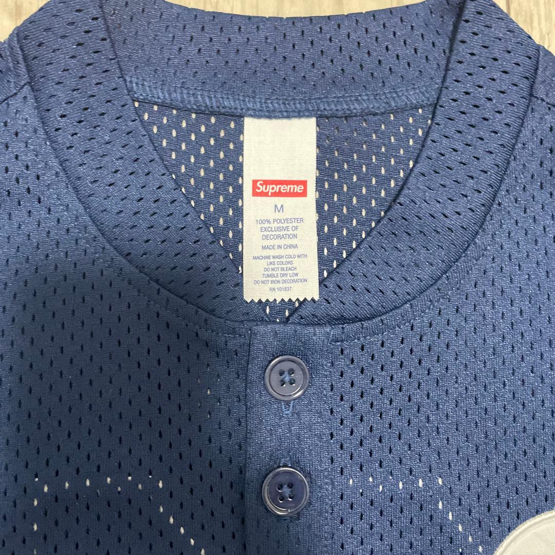 【24fw】Supreme S Logo Baseball Henley
