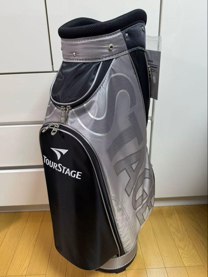TOUR STAGE キャディバッグ グレー/ブラック　ブリヂストン
