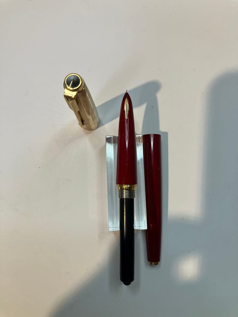 Parker　61 バーガンディ　EF　洗浄用シリコンチューブ付き