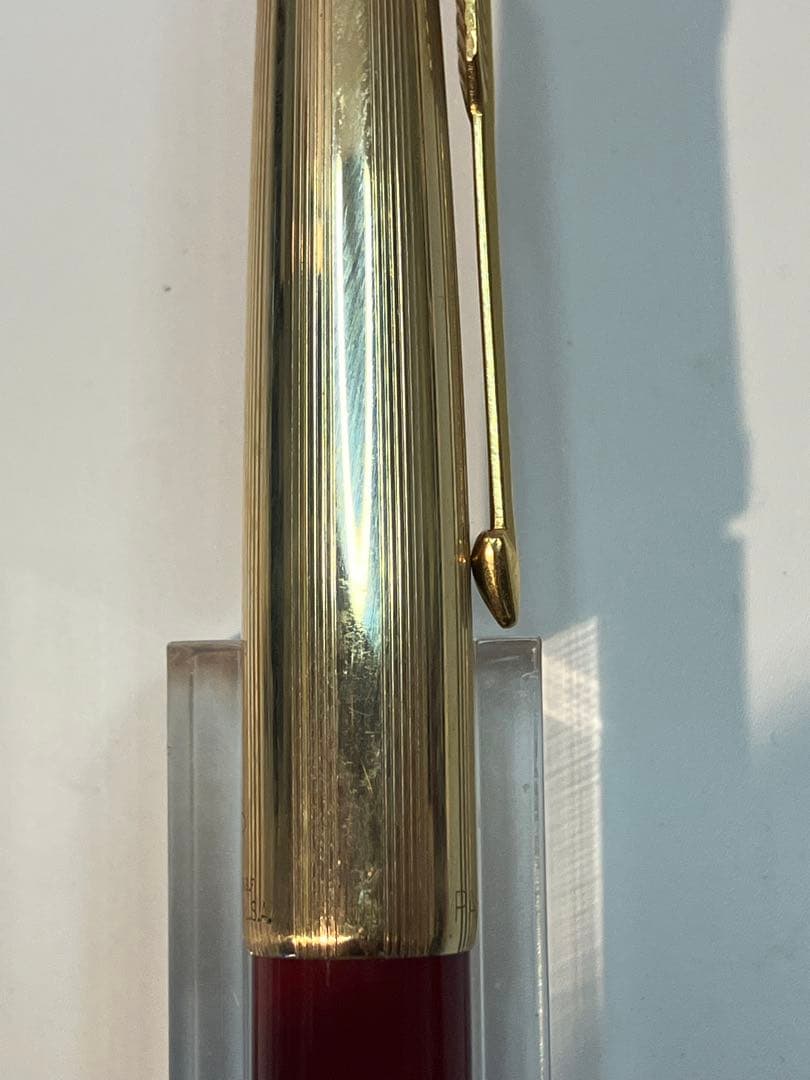 Parker　61 バーガンディ　EF　洗浄用シリコンチューブ付き