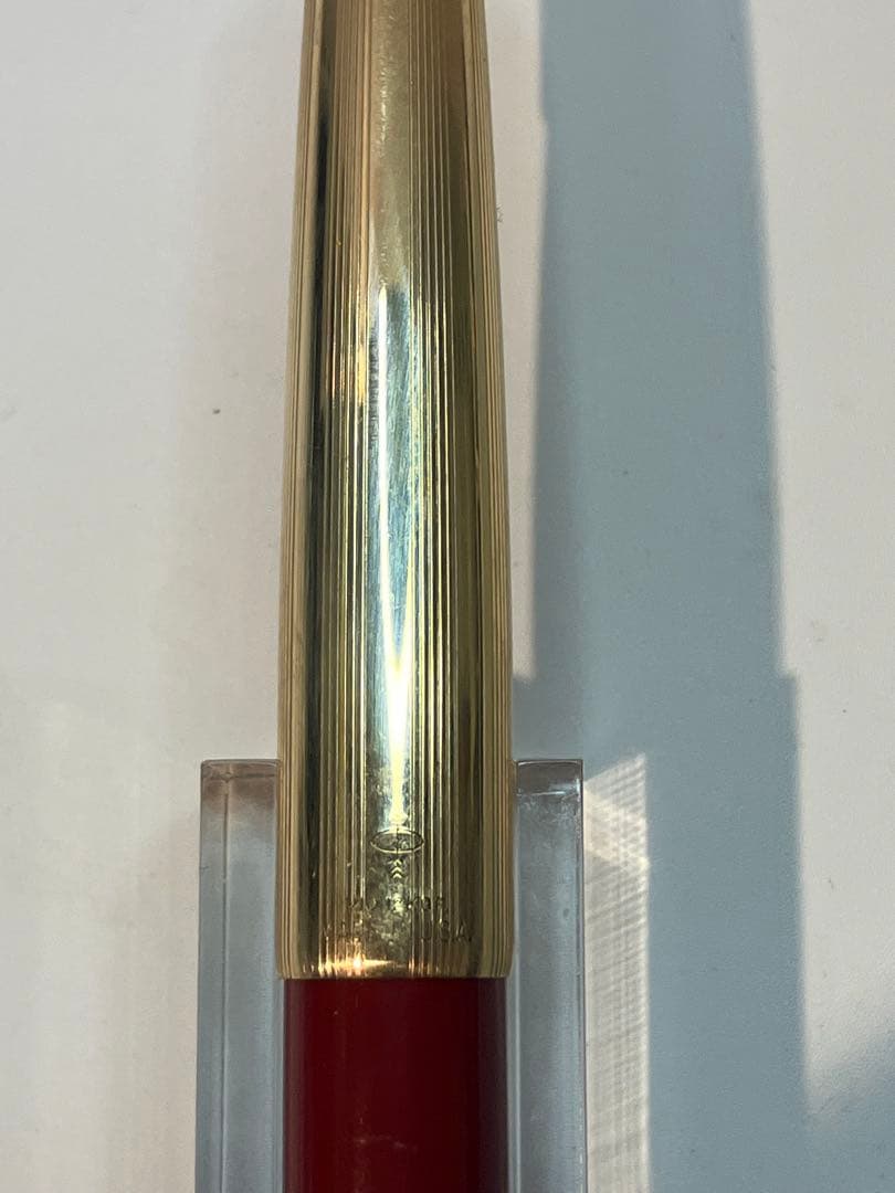 Parker　61 バーガンディ　EF　洗浄用シリコンチューブ付き