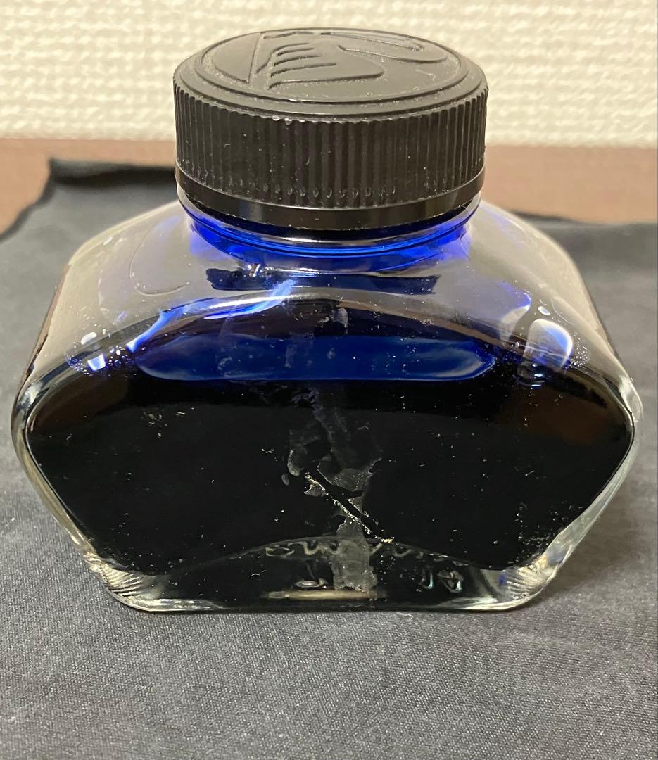 【正規品】Pelikan 万年筆 EF 極細字 マーブルブルー M205＋インク