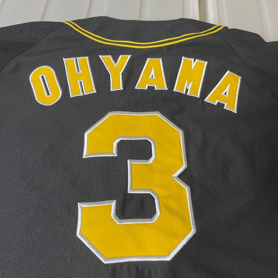 阪神タイガース　大山悠輔　3 旧ビジター　レプリカユニフォーム　ブラック　L