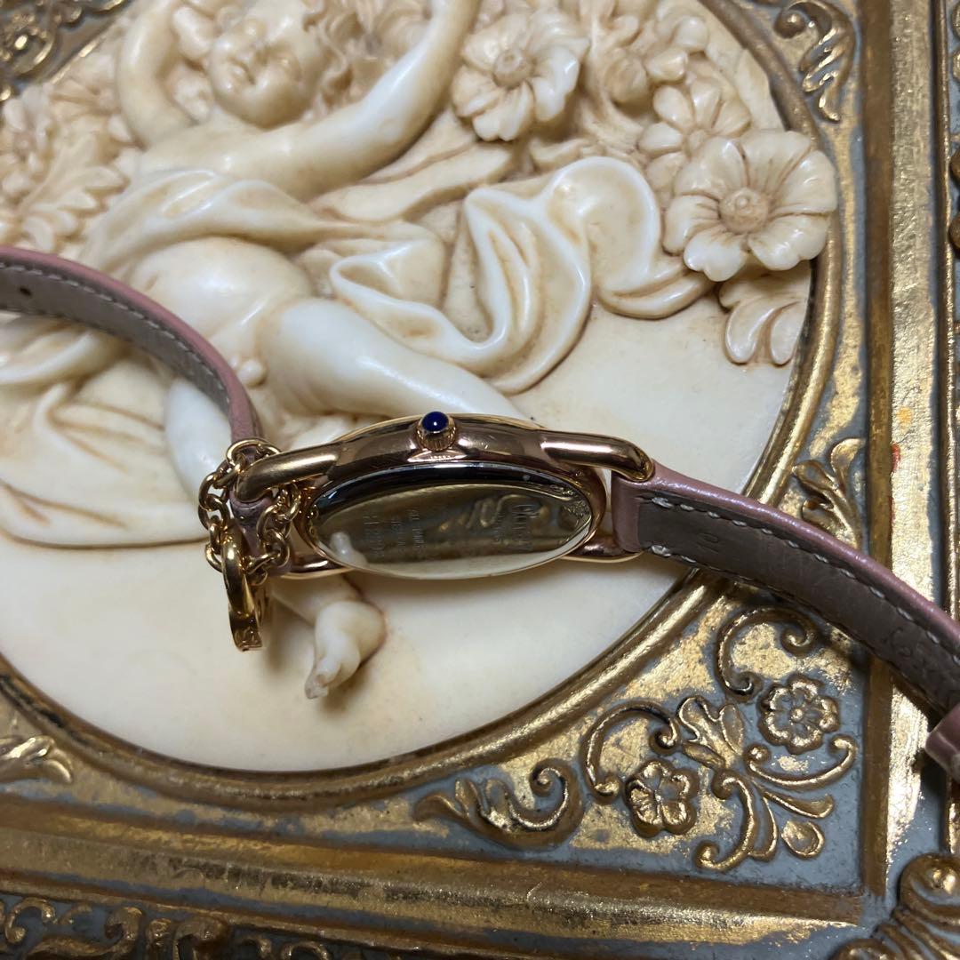 稼動中！Obray腕時計 チャーム付 アラビア文字 シルバー 純正