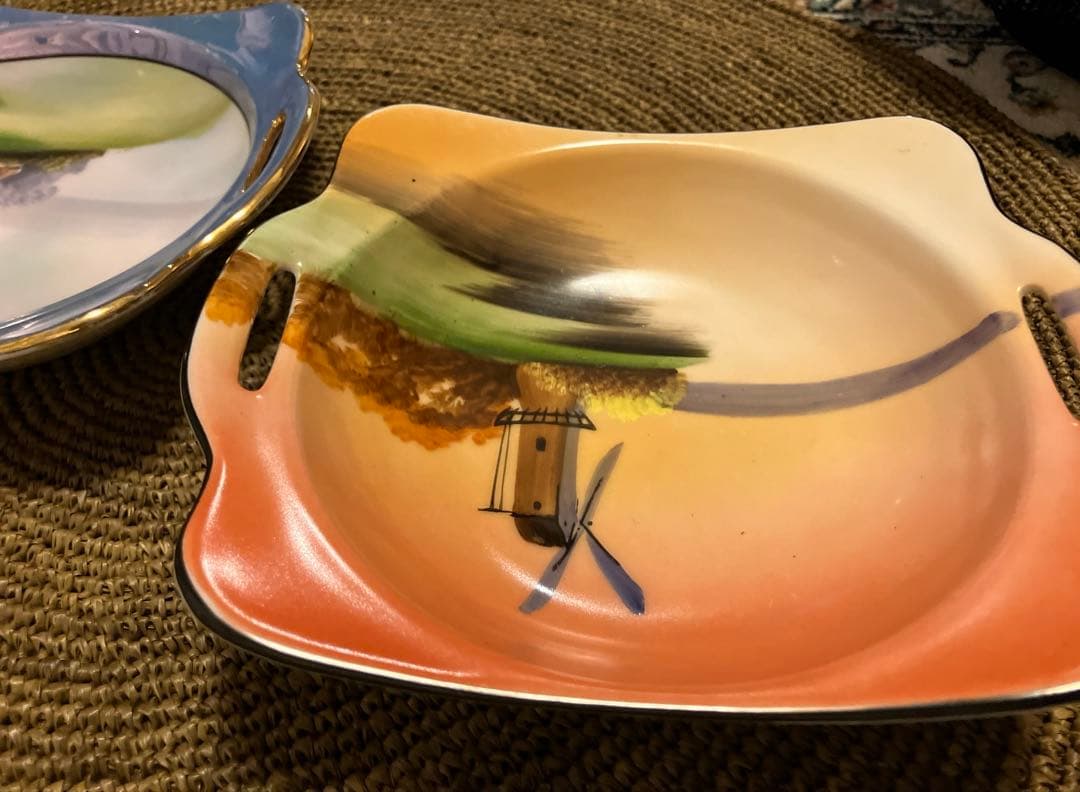 オールドノリタケ　湖畔シリーズ