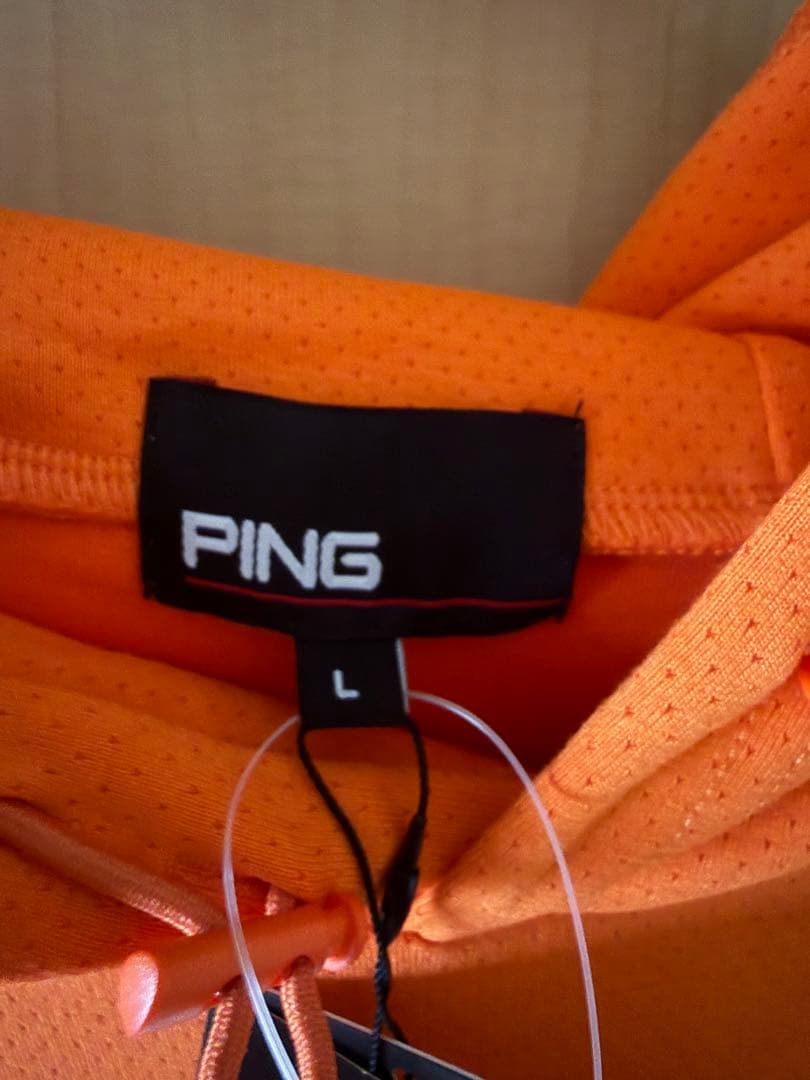 【新品未使用タグ付】PING長袖 スウェットパーカー (UVカット)