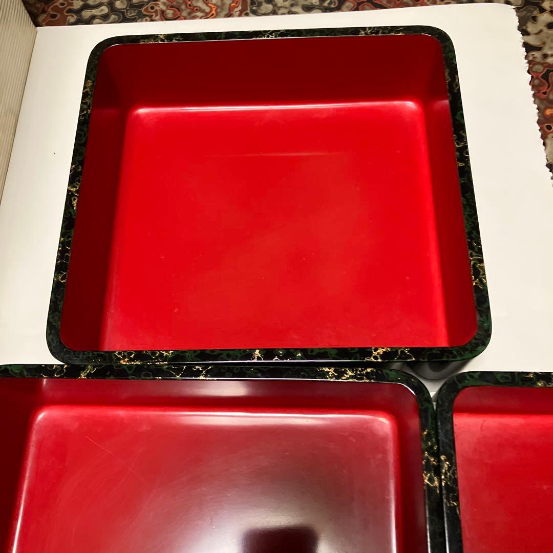 津軽塗り 重箱 箱付き