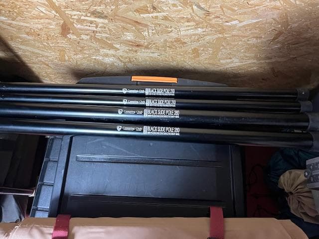 キャンピングクラブクリードⅡブラックグランドシート付き