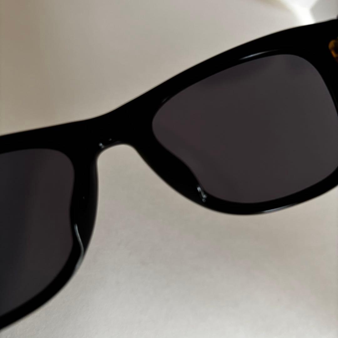 美品CHANEL サングラス ブルー系レンズ　ココマーク ゴールド ケース付き