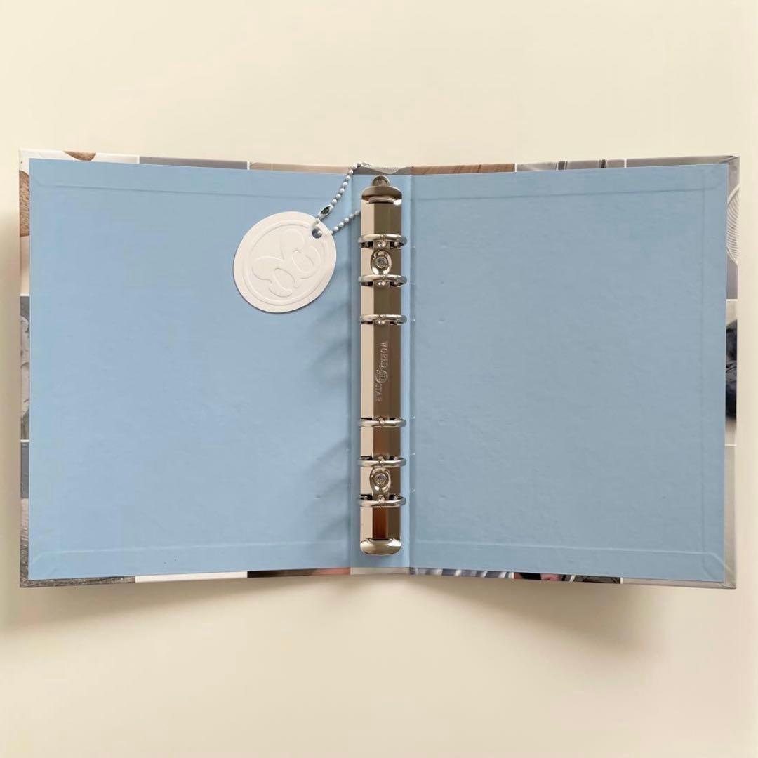 早い者勝ち　完売品　韓国　貯金　バインダー　カバー　A5 リフィル　水色