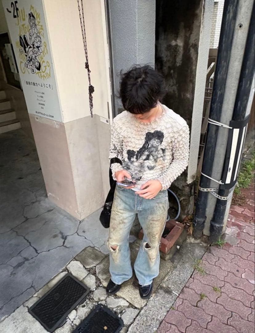 トップス MASU marriage popcorn sweat 46