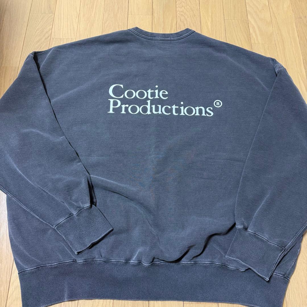クーティー　COOTIE Pigment Dyed Sweat Crew XL
