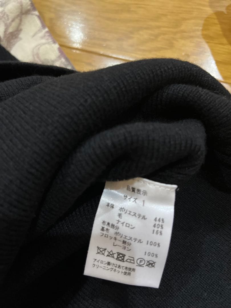 オブリ obli ドットチュールニットワンピース