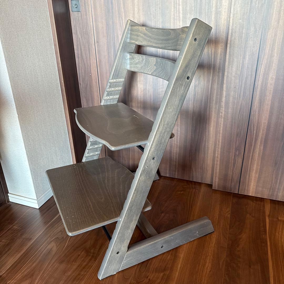 STOKKE ストッケ　トリップトラップ　ハイチェア　ヘイジーグレー