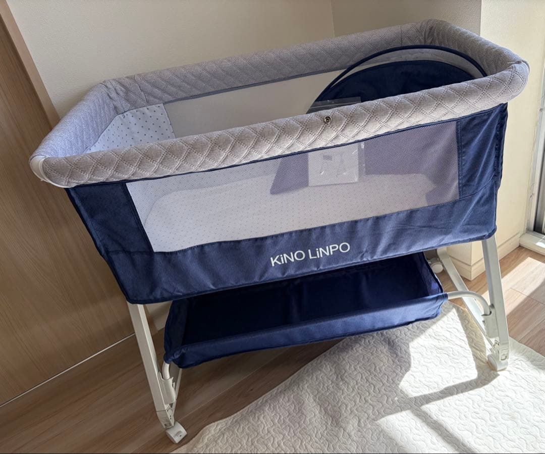 KINO LINPO ベビーベッド 収納付き