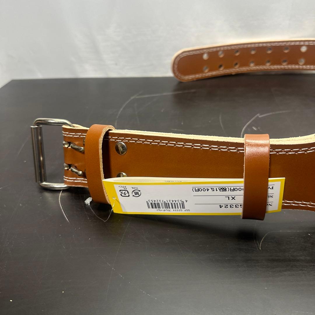 a241 ゴールドジム パワーベルト G3324 XL 裏ロゴ有り