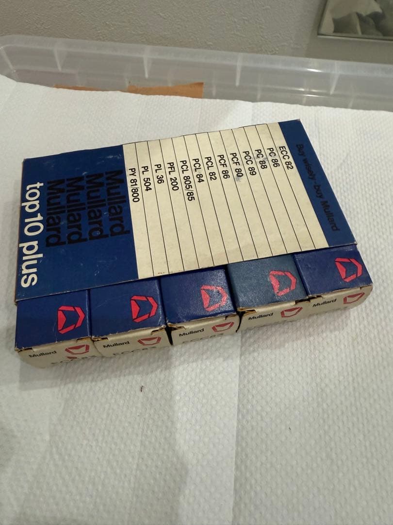 Mullard ECC83 真空管 5本セット