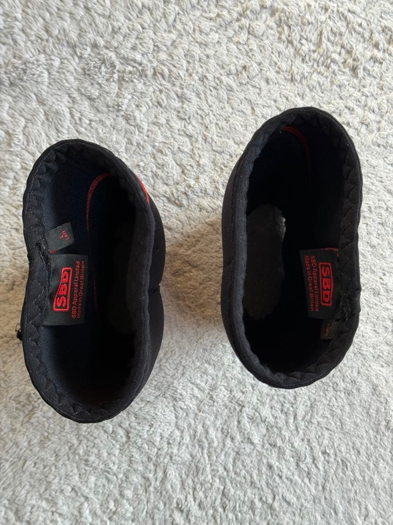 SBD ウェイトトレーニング ニースリーブ Lサイズ ブラック/レッド