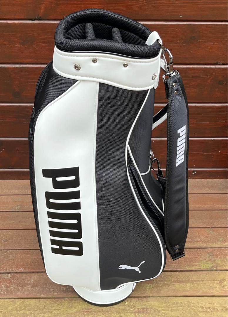 PUMA キャディバッグ ブラック/ホワイト