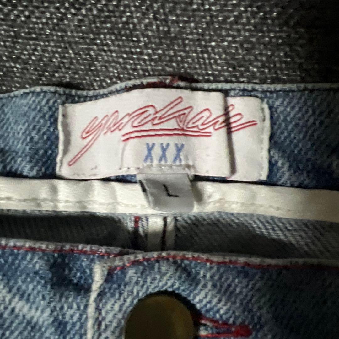 yardsale ブルー　デニム　L スケート