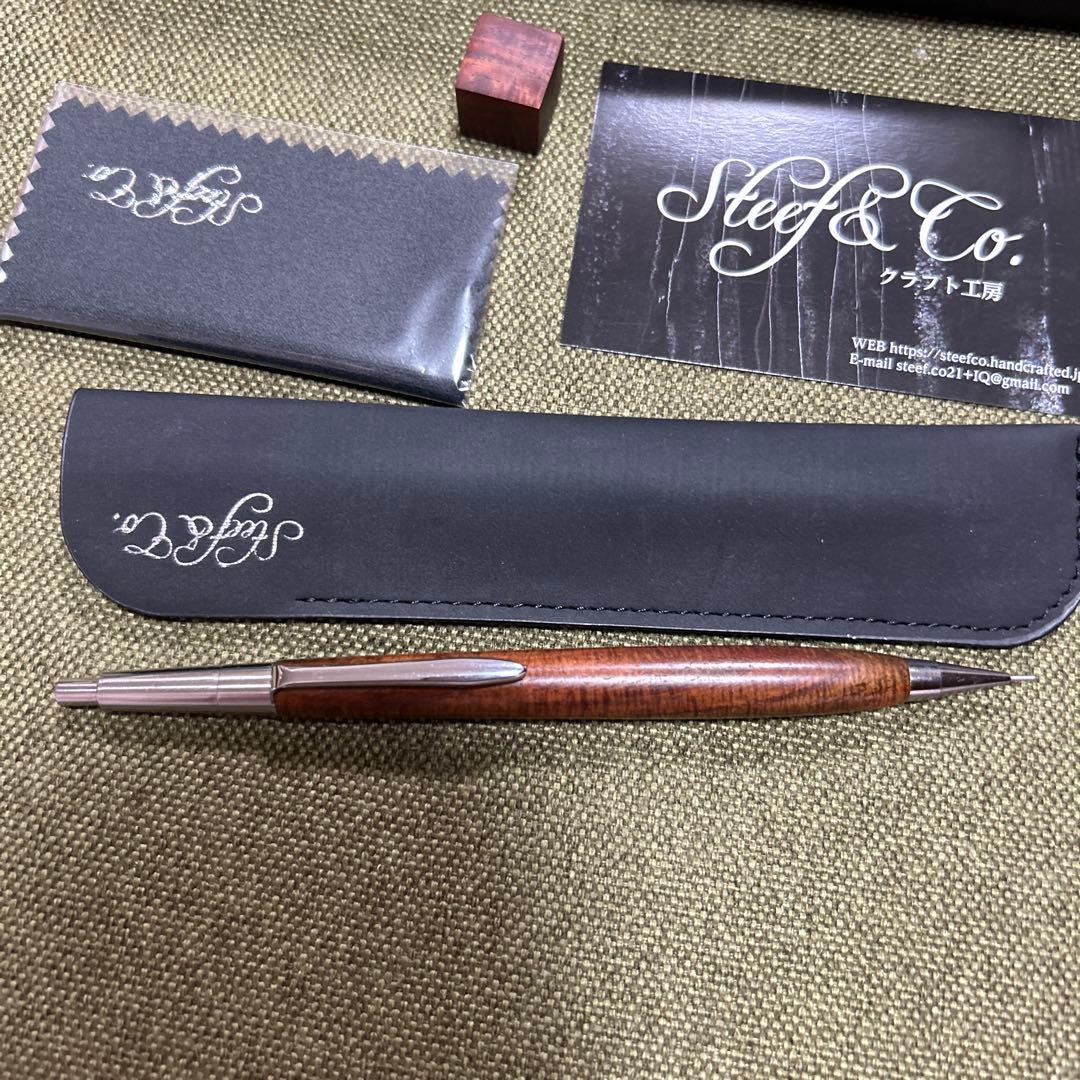 Steef＆Co　特上シアメースローズウッド　PG5カスタム　シャープペン極美品