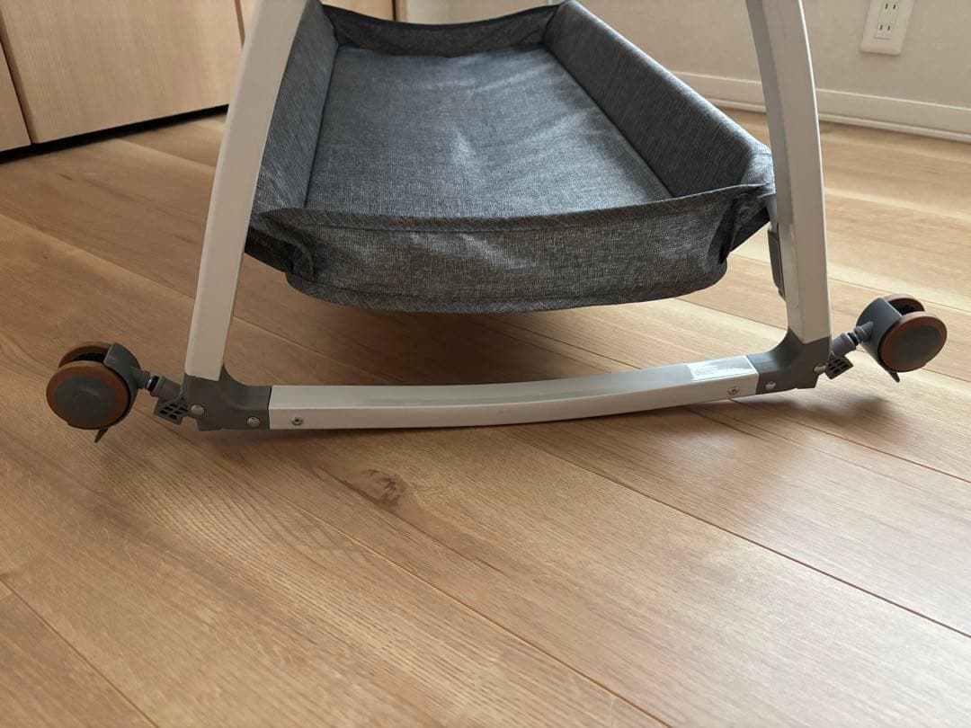 ベビーベッド ハイローベッド キャスター 揺かご 軽量