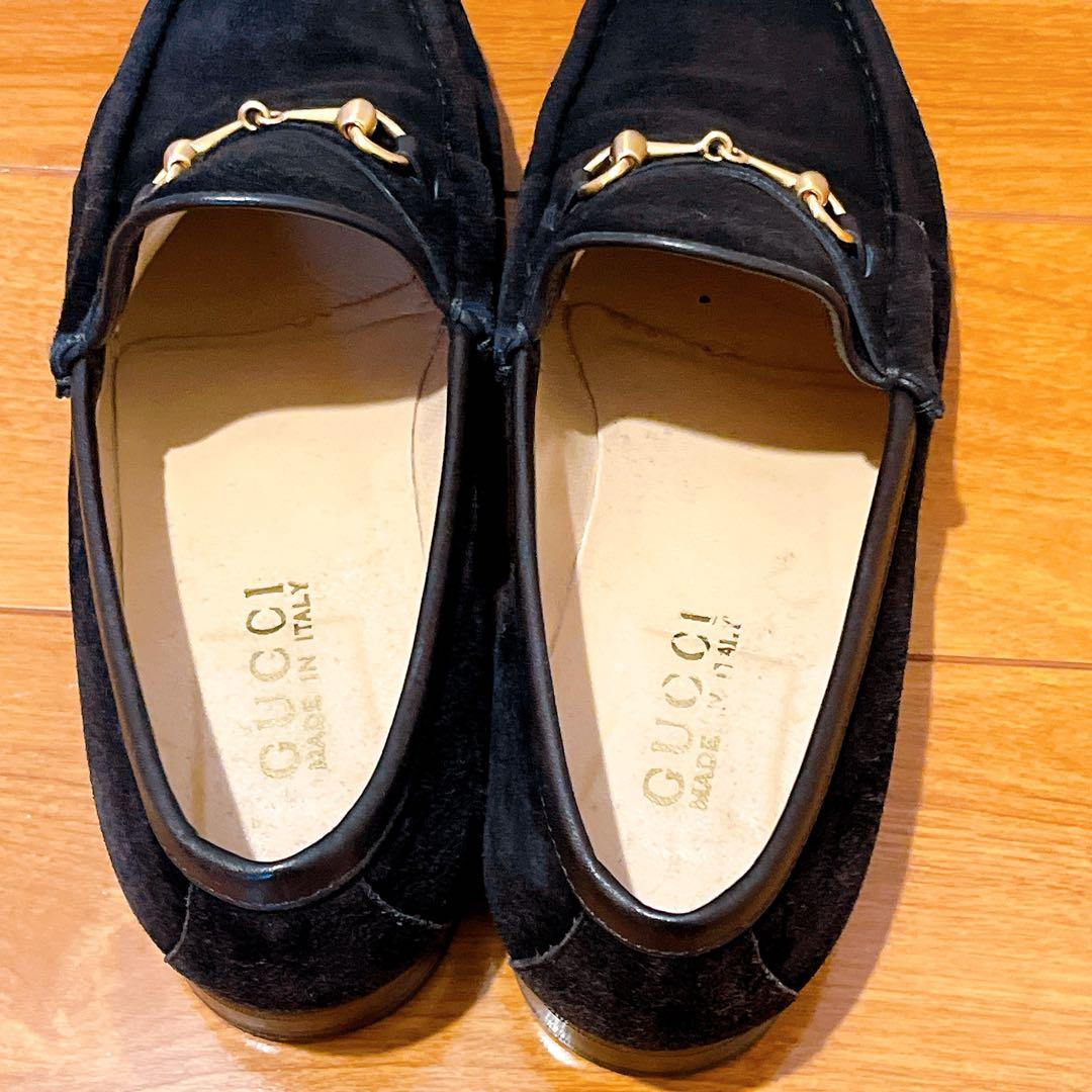 Gucci ホースビット　モカシン　グッチ　ローファー　黒　金　靴