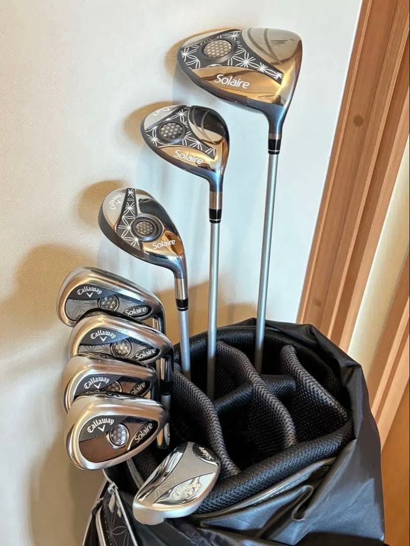 キャロウェイ ソレイユ ブラックレディース ゴルフクラブセット極美品 付属品多数