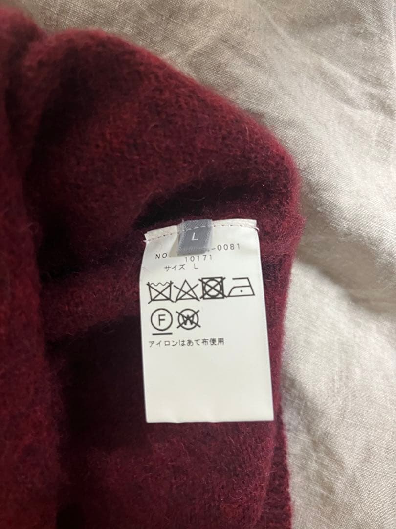 SHIPS ヤク100% クルーネック　ニット　Lサイズ