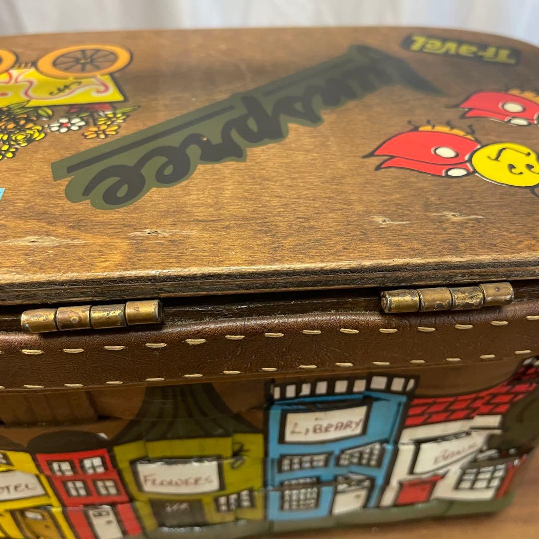 カロナンバスケット トラベルシリーズ 鏡付 希少 ヴィンテージ