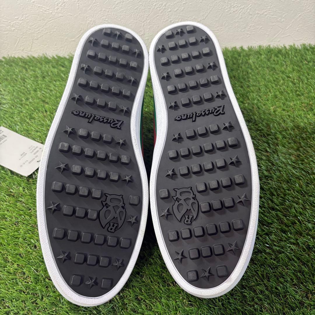 【RUSSELUNO】新品スウェード　スパイクレスゴルフシューズ　メンズ27㎝