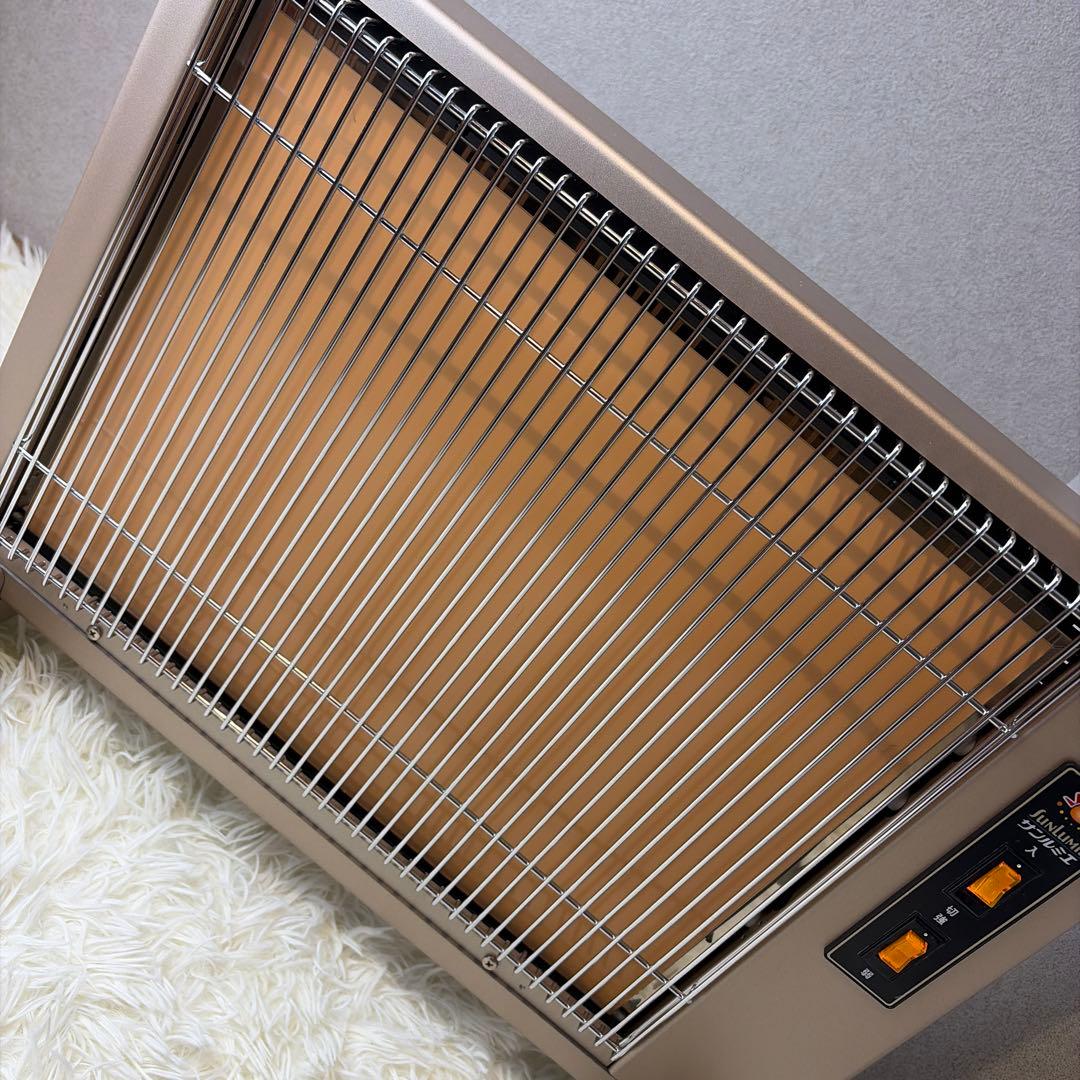 【美品】遠赤外線暖房器　E800LS　サンルミエ　ファンヒーター①