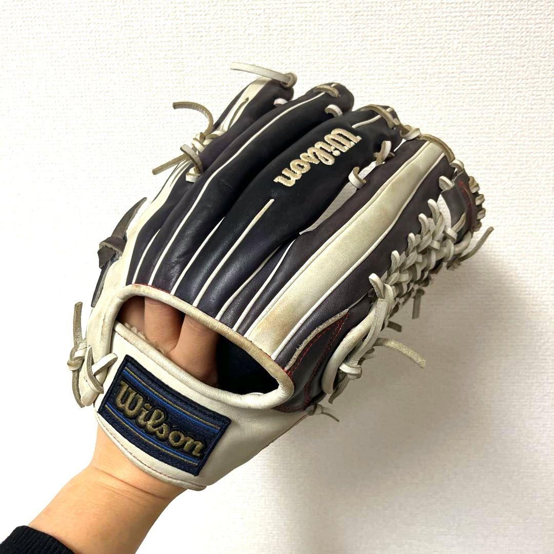 844 ウィルソン ベアー 型抜群 即戦力 軟式 外野手用グローブ