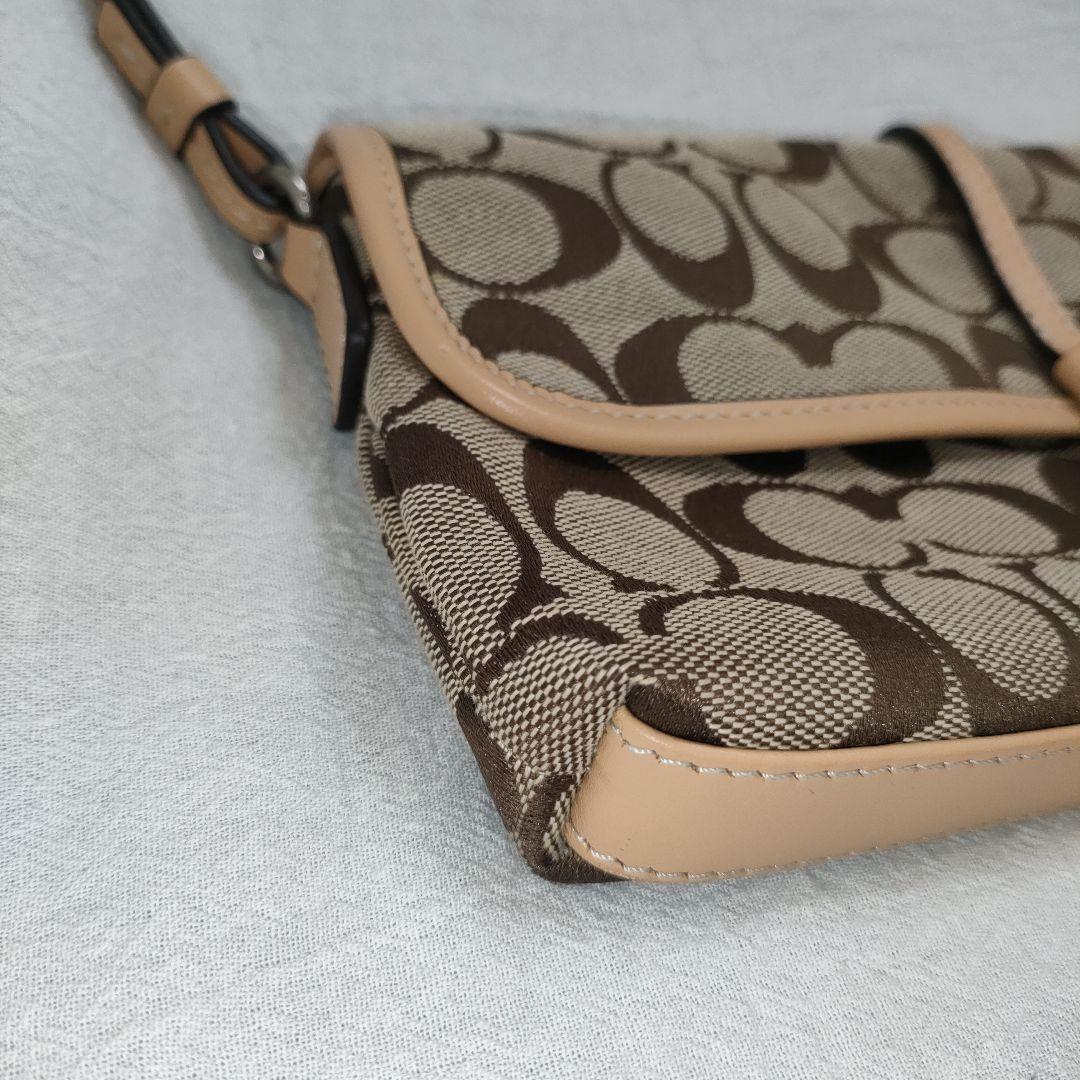 COACH コーチ アクセサリーポーチ ワンショルダー シグネチャー 6348