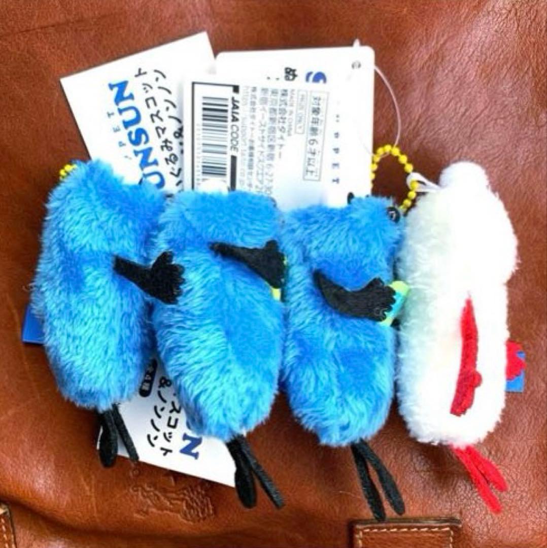 ま*ゃ様 パペットスンスン　ぬいぐるみマスコット　スンスン＆ノンノン　全4種コン