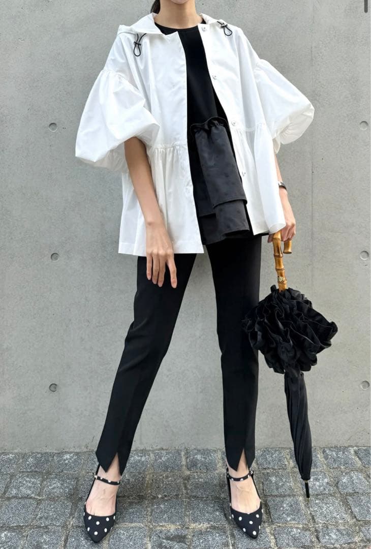 バルーンスリーブ雨よけライトコート（Marge）